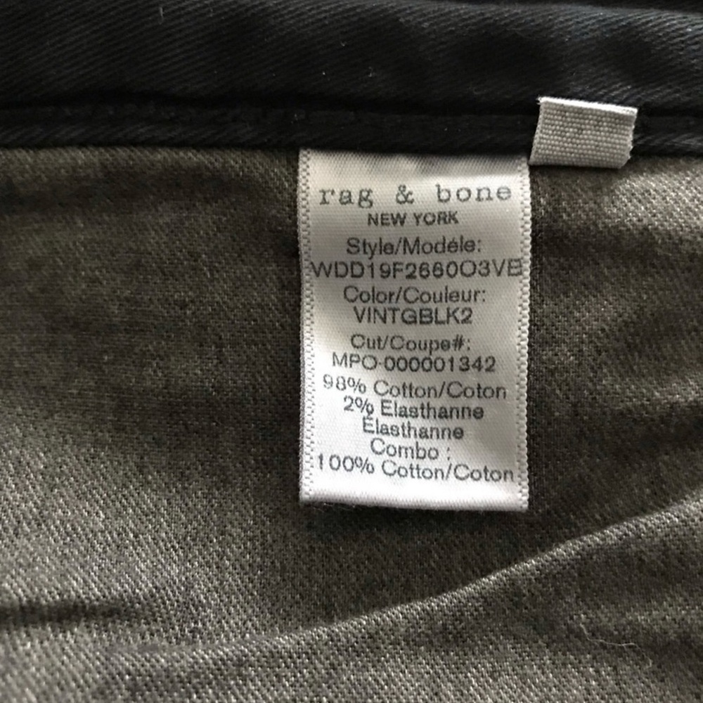 Rag and Bone Maya High Rise Ankle Straight Jeans EUC - Picture 8 of 9